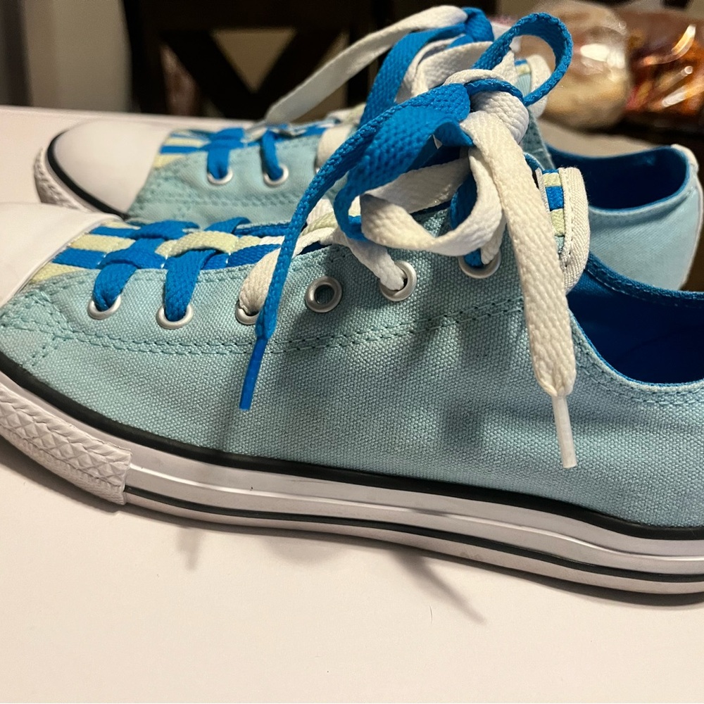 Converse Sky Blue and White Sneakers